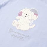 アニマルクマウサギイヌネコモチーフパッチ刺しゅう裾スカラップTシャツ(80~13… | SLAP SLIP | 詳細画像18 