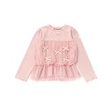 リボンいっぱいギャザーチュールドッキングトップス(90~130cm) | SLAP SLIP | 詳細画像3 