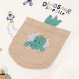 【お揃い】はたらくくるま恐竜刺しゅう胸ポケット付きラグランTシャツ(80~130… | SLAP SLIP | 詳細画像11 