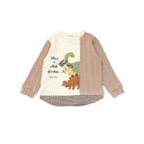 お出かけ恐竜モチーフ切り替えTシャツ(80~130cm) | SLAP SLIP | 詳細画像5 