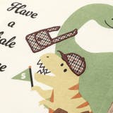 お出かけ恐竜モチーフ切り替えTシャツ(80~130cm) | SLAP SLIP | 詳細画像9 