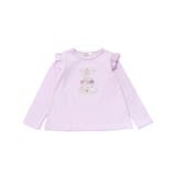 肩フリルキラキララインストーンティータイムTシャツ(80~130cm) | SLAP SLIP | 詳細画像8 