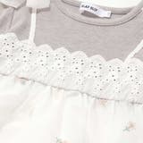花柄刺しゅうオーガンジービスチェドッキングTシャツ(80~130cm) | SLAP SLIP | 詳細画像14 