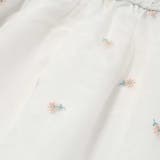 花柄刺しゅうオーガンジービスチェドッキングTシャツ(80~130cm) | SLAP SLIP | 詳細画像15 