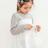 花柄刺しゅうオーガンジービスチェドッキングTシャツ(80~130cm) | SLAP SLIP | 詳細画像22 