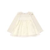 イエロー | 花柄刺しゅうオーガンジービスチェドッキングTシャツ(80~130cm) | SLAP SLIP