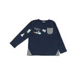 はたらくくるま恐竜ロケットプリントポケット付き長袖Tシャツ(80~130cm) | SLAP SLIP | 詳細画像11