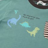 はたらくくるま恐竜ロケットプリントポケット付き長袖Tシャツ(80~130cm) | SLAP SLIP | 詳細画像17