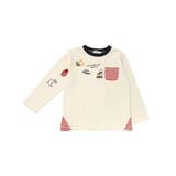 はたらくくるま恐竜ロケットプリントポケット付き長袖Tシャツ(80~130cm) | SLAP SLIP | 詳細画像6