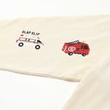 はたらくくるま恐竜ロケットプリントポケット付き長袖Tシャツ(80~130cm) | SLAP SLIP | 詳細画像8