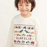 はたらくくるま恐竜ステッチ刺しゅうTシャツ(80~130cm) | SLAP SLIP | 詳細画像4 