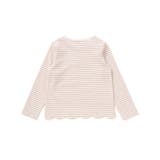 無地ボーダーイチゴ花刺しゅう裾スカラップTシャツ(80~130cm) | SLAP SLIP | 詳細画像8 