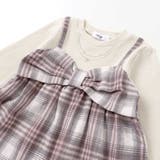 裾スカラップリボンキャミソールドッキングTシャツ(80~130cm) | SLAP SLIP | 詳細画像11 