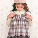 裾スカラップリボンキャミソールドッキングTシャツ(80~130cm) | SLAP SLIP | 詳細画像3 