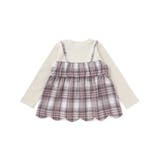 裾スカラップリボンキャミソールドッキングTシャツ(80~130cm) | SLAP SLIP | 詳細画像9 