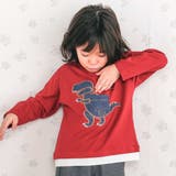 レッド(恐竜) | 恐竜ロボットモチーフポケット付きTシャツ(80~130cm) | SLAP SLIP