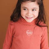 レースハイネックハート刺しゅうトップス(80~130cm) | SLAP SLIP | 詳細画像4