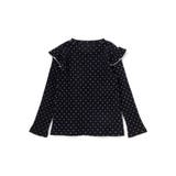 肩フリルキラッとラメ刺しゅう長袖Tシャツ(80~130cm) | SLAP SLIP | 詳細画像16 