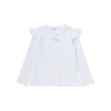 肩フリルキラッとラメ刺しゅう長袖Tシャツ(80~130cm) | SLAP SLIP | 詳細画像4 