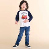 はたらく車サガララグラン天竺長袖Ｔシャツ(80~130cm) | SLAP SLIP | 詳細画像3 