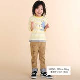 レイヤード風デニムポケット天竺長袖Ｔシャツ(80~130cm) | SLAP SLIP | 詳細画像2 