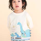 恐竜プリントヒレ付き天竺長袖Ｔシャツ(80~130cm) | SLAP SLIP | 詳細画像3 
