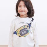 オフ×恐竜バッグ | 【スララク 防汚加工 オーガニックコットン】わくわくデザイン男の子長袖Tシャツ(… | SLAP SLIP