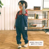 バックプリントハイウエスト風デニムサロペット(80~120cm) | SLAP SLIP | 詳細画像3