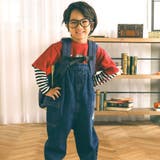 バックプリントハイウエスト風デニムサロペット(80~120cm) | SLAP SLIP | 詳細画像5