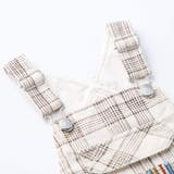 フラップ胸ポケット付きチェックサロペット(80~120cm) | SLAP SLIP | 詳細画像6 