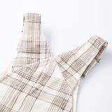 フラップ胸ポケット付きチェックサロペット(80~120cm) | SLAP SLIP | 詳細画像7 
