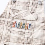 フラップ胸ポケット付きチェックサロペット(80~120cm) | SLAP SLIP | 詳細画像9 