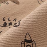 【お揃い】デニムツイル恐竜ロケット総柄サロペット(80~120cm) | SLAP SLIP | 詳細画像17 