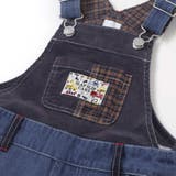デニムツイルコーデュロイチェック切り替えサロペット(80~120cm) | SLAP SLIP | 詳細画像10