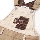 デニムツイルコーデュロイチェック切り替えサロペット(80~120cm) | SLAP SLIP | 詳細画像18