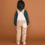 デニムツイルコーデュロイチェック切り替えサロペット(80~120cm) | SLAP SLIP | 詳細画像4