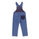 デニムツイルコーデュロイチェック切り替えサロペット(80~120cm) | SLAP SLIP | 詳細画像7