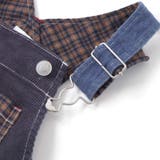 デニムツイルコーデュロイチェック切り替えサロペット(80~120cm) | SLAP SLIP | 詳細画像9