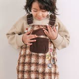 フロントポケットもこもこボアサロペット(80~110cm) | SLAP SLIP | 詳細画像4