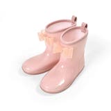 ピンク | リボン付きキラキララメ入りレインブーツ (13~18cm) | SLAP SLIP