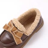 リボン付きあったか中ボアローファー(15~18cm) | SLAP SLIP | 詳細画像10 