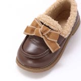 リボン付きあったか中ボアローファー(15~18cm) | SLAP SLIP | 詳細画像9 