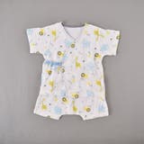 動物ブルー | ガーゼカシュクールスーツ | SLAP SLIP