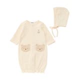 イエロー(クマ) | アニマルウサギクマ恐竜2WAYロンパース+帽子2点セットベビー(50~70cm) | SLAP SLIP