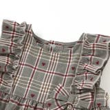 肩フリルリボンチェックワンピース+ブルマセットアップベビー | SLAP SLIP | 詳細画像5