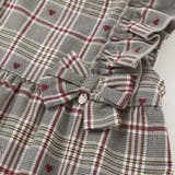 肩フリルリボンチェックワンピース+ブルマセットアップベビー | SLAP SLIP | 詳細画像8