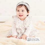 花柄無地コーデュロイ肩フリルリボンモチーフワンピース+ブルマセットアップベビー | SLAP SLIP | 詳細画像2
