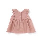 花柄無地コーデュロイ肩フリルリボンモチーフワンピース+ブルマセットアップベビー | SLAP SLIP | 詳細画像5