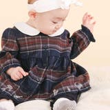 【お揃い】チェックワンピース+シンプルレギンス2点セット(70~80cm) | SLAP SLIP | 詳細画像22