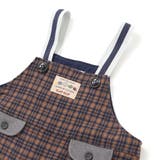 アニマルイヌ恐竜プリントボディミニ+チェックサロペット(70~80cm) | SLAP SLIP | 詳細画像11 